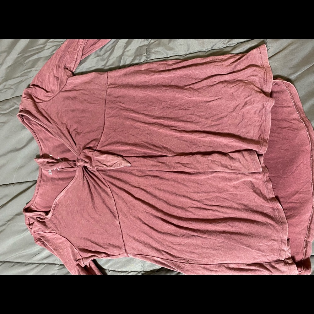 3/4 sleeve american eagle top